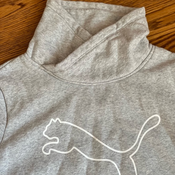 Puma High Neck Pullover Sweater/ Fleece Cotton Blend - Picture 12 of 14